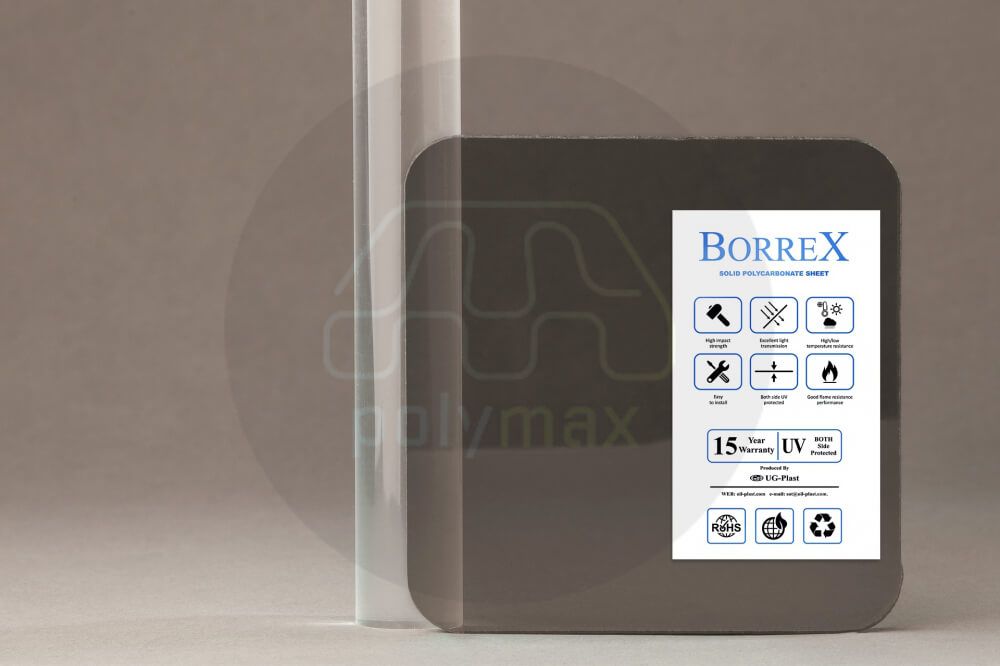 Купить Монолитный поликарбонат 10мм borrex (оптимальный) в .