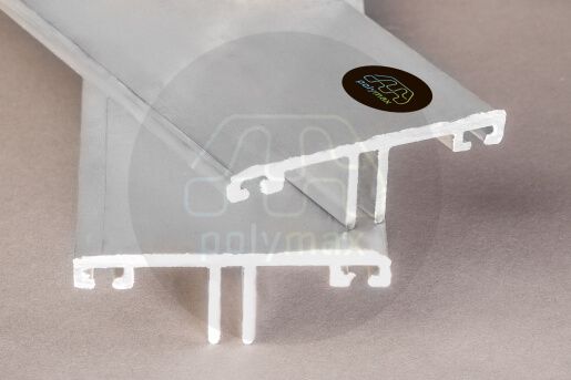 Купить Алюминиевый профиль для поликарбоната (нижний) в .