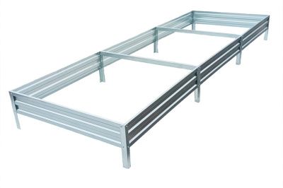 Купить Грядка оцинкованная металлическая, высота 20 см в .