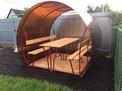 Купить Беседка Комфорт каркас 234х210см, высота 214см в .