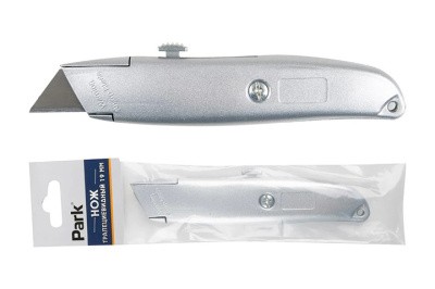 Купить Нож строительный Park лезвие 19мм трапециевидный 103773 в .