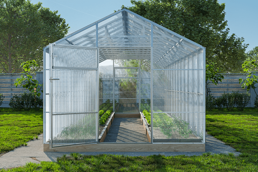 поликарбонат для теплицы 2