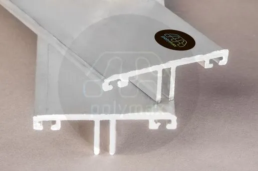 Купить Алюминиевый профиль для поликарбоната (нижний) в .