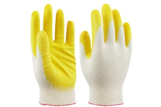 Купить Перчатки х/б с одинарным латексным покрытием в .